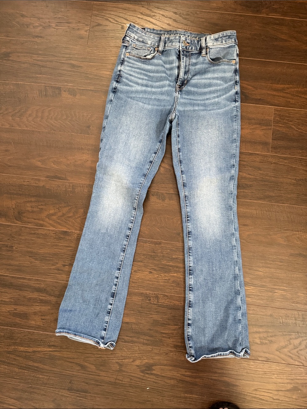 American Eagle High Rise Skinny Kick Jeans
